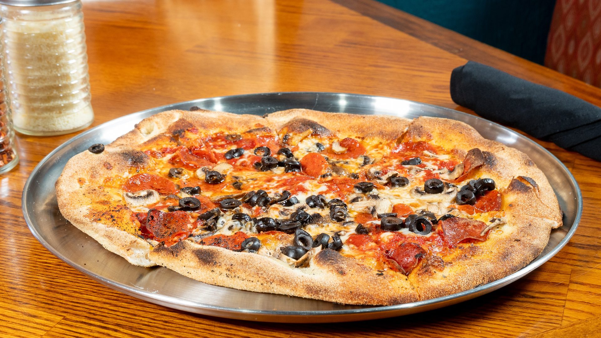 Wood-fired pizza and Italian favorites