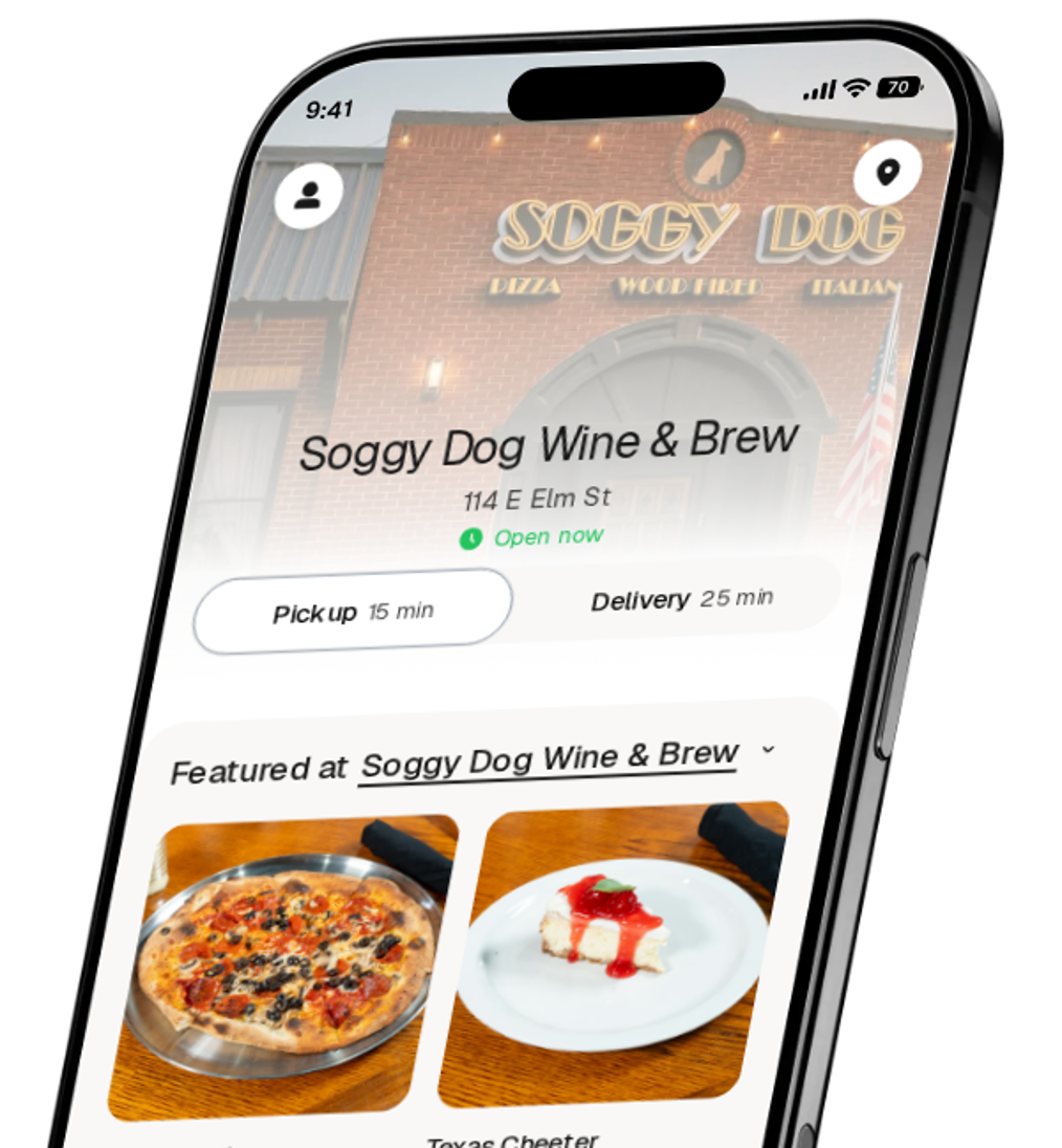 Soggy Dog Wine & Brew app preview