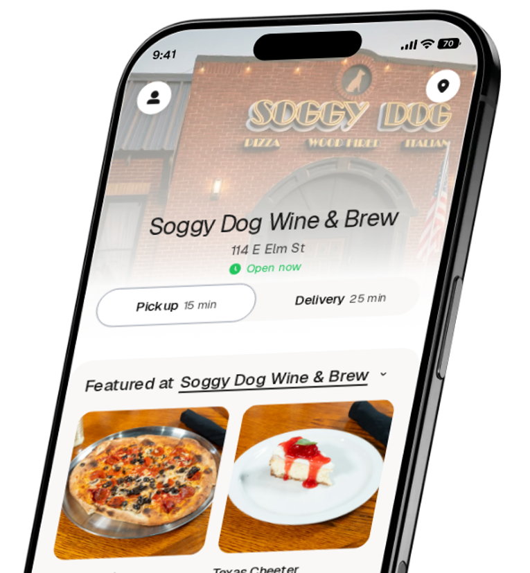 Soggy Dog Wine & Brew app preview